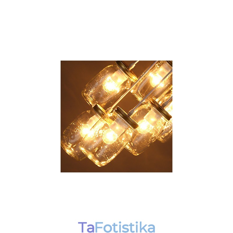 Creative Wishing Bottle Γυάλινο Γλυκό Παιδικό Φωτιστικό Τριών Droplight