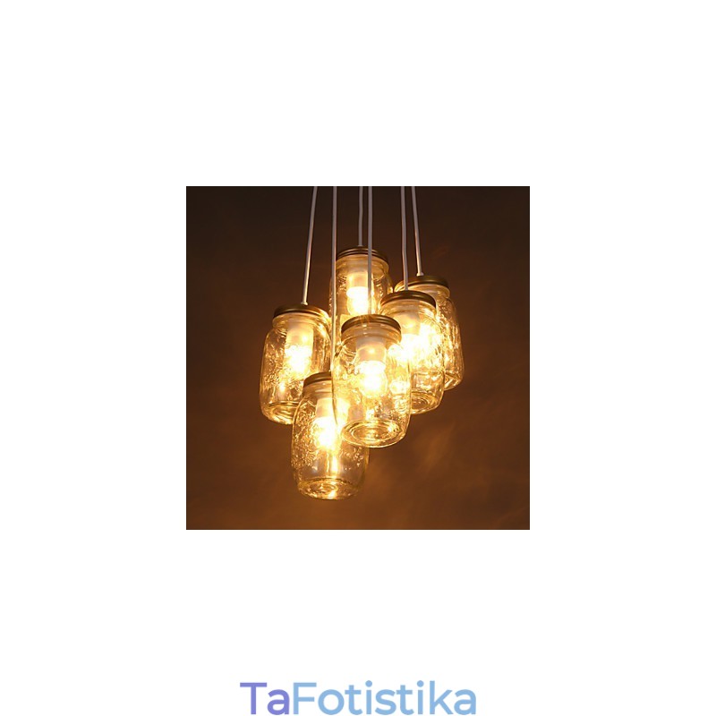 Creative Wishing Bottle Γυάλινο Γλυκό Παιδικό Φωτιστικό Τριών Droplight