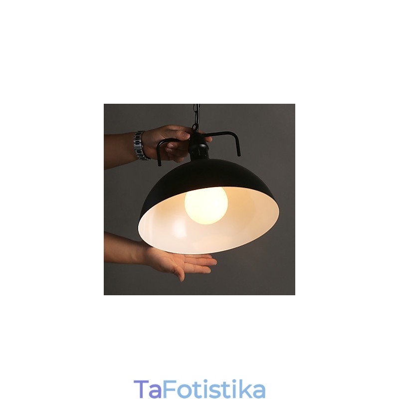 Σκανδιναβική Αμερικάνικη βιομηχανική ημικύκλια μόδας από σφυρήλατο σίδερο Μονό φως σταγονόμετρου