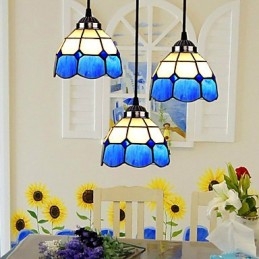 European Contracted Droplight Glass Lampshade Lampshade Lamps and Lanterns of the Mediterranean