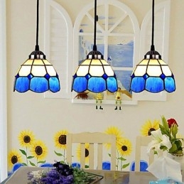 European Contracted Droplight Glass Lampshade Lampshade Lamps and Lanterns of the Mediterranean