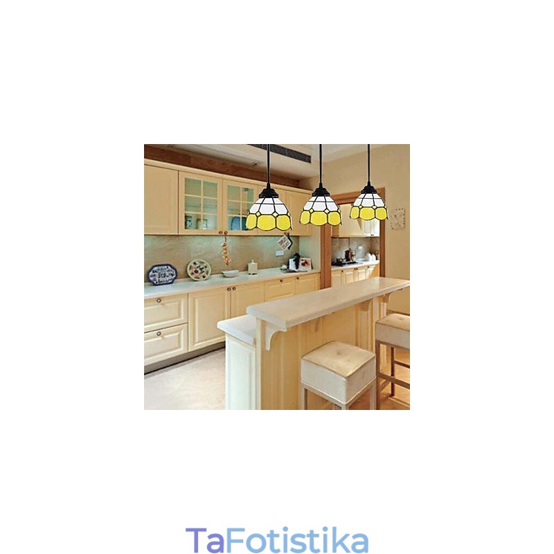 European Contracted Droplight Glass Lampshade Lampshade Lamps and Lanterns of the Mediterranean