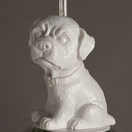 The Cartoon Dog Droplight Taipei Rural Glass Indiduality Creative Small Droplight Lamp