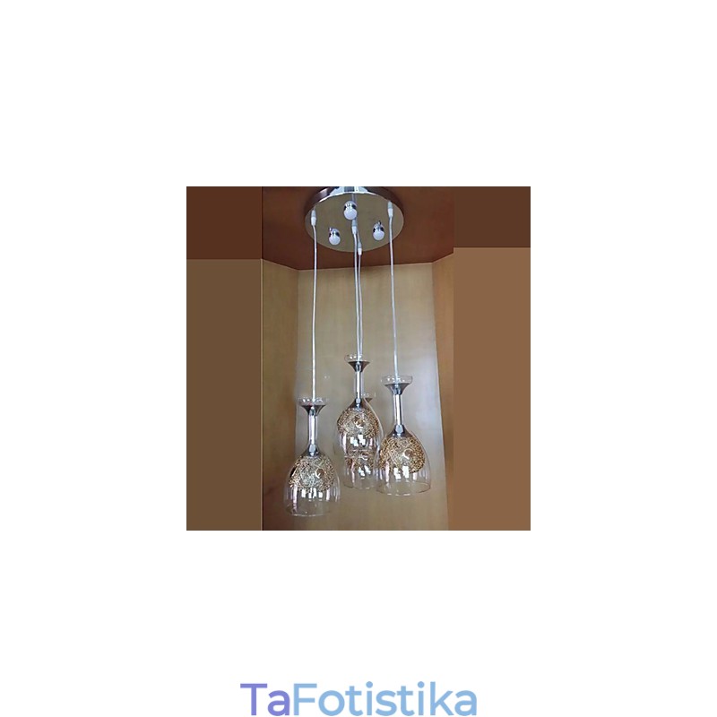 Κρεμαστά Φωτάκια Μοντέρνο Σύγχρονο Γυαλί