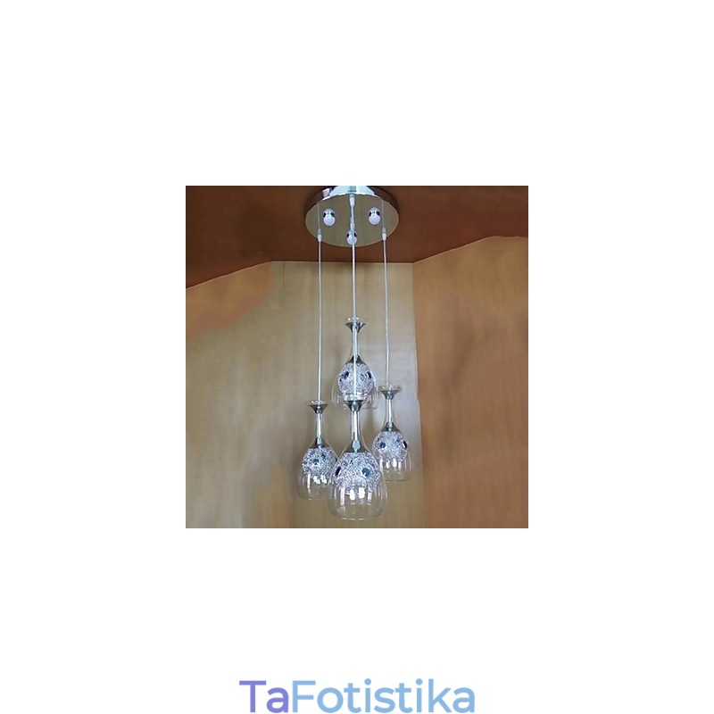 Κρεμαστά Φωτάκια Μοντέρνο Σύγχρονο Γυαλί