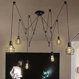 Μεταλλικό κρεμαστό φως 6 Lights Country Designers
