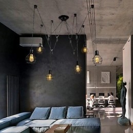 Μεταλλικό κρεμαστό φως 6 Lights Country Designers