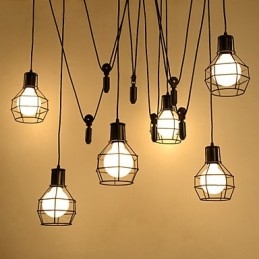 Μεταλλικό κρεμαστό φως 6 Lights Country Designers