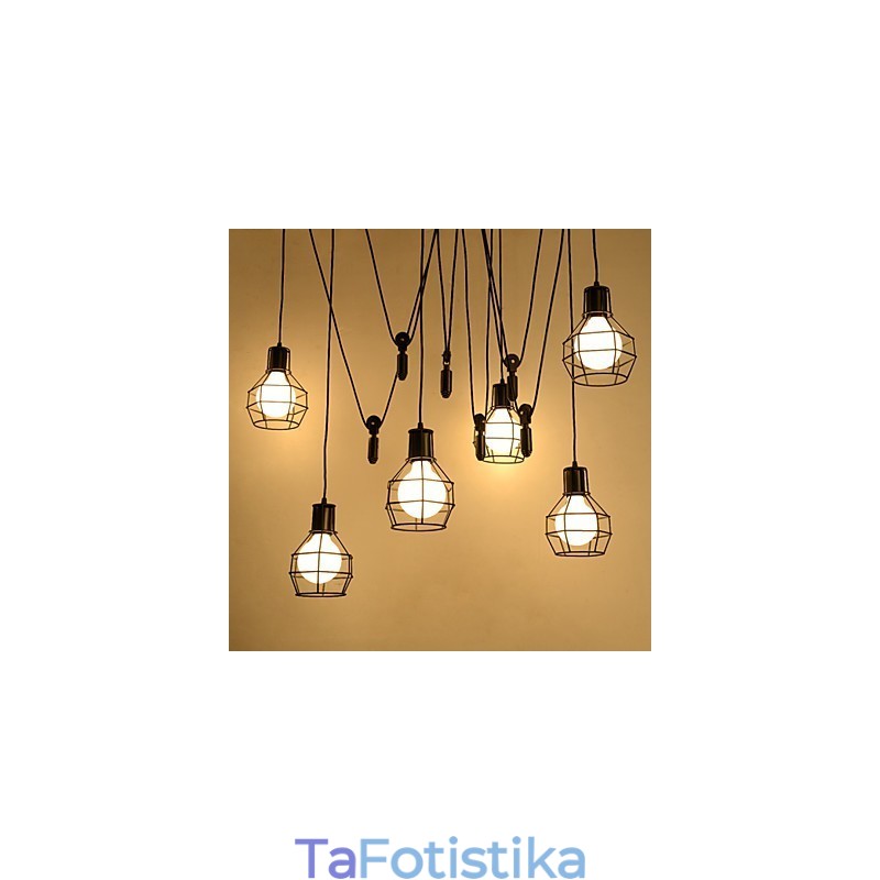Μεταλλικό κρεμαστό φως 6 Lights Country Designers