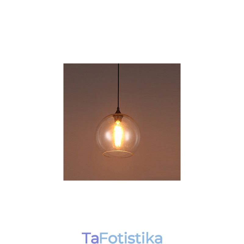 American Creative Nordic Contracted Rural Glass Ball Single Head Droplight Lanp