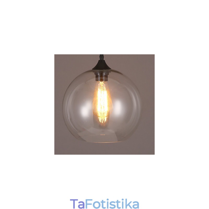 American Creative Nordic Contracted Rural Glass Ball Single Head Droplight Lanp