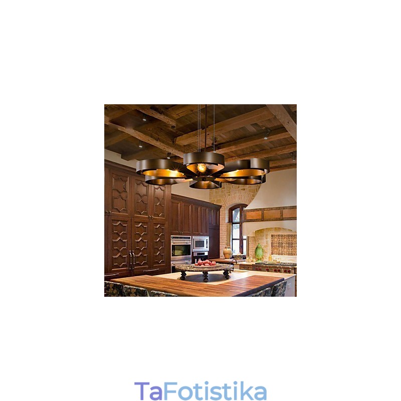 Ρετρό Κλασικά Μεταλλικά Φωτιστικά Οροφής Απλά Κρεμαστά Φωτιστικά Κρεμαστό Φωτιστικό Cafe