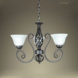 Η Jane The Chandelier Is Contracted Σφυρήλατο σίδερο Δημιουργικά διακοσμητικά φωτιστικά ευρωπαϊκού στυλ