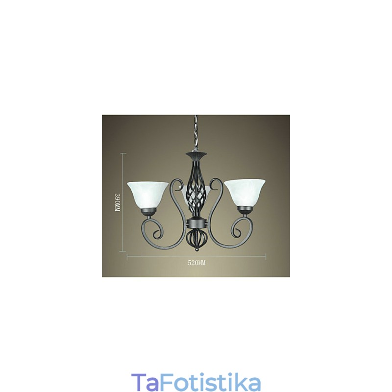Η Jane The Chandelier Is Contracted Σφυρήλατο σίδερο Δημιουργικά διακοσμητικά φωτιστικά ευρωπαϊκού στυλ