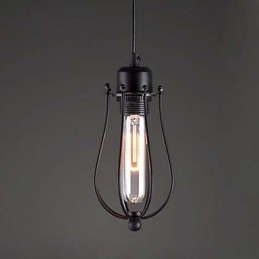Μικροσκοπικά κλουβιά droplight Edison meals κρεμαστό φωτιστικό αποκατάστασης nt way light Πολυέλαιος καφετέρια