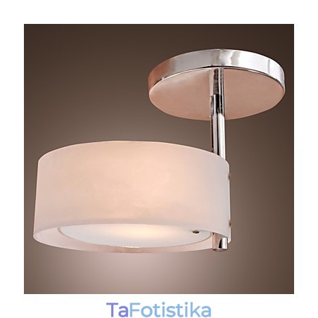 Μοντέρνο, μοντέρνο μίνι στιλ Chrome Metal Πολυέλαιος Flush Mount Garage Μοντέρνο, μοντέρνο μίνι στιλ Chrome Metal Πολυέλαιος Flush Mount Garage