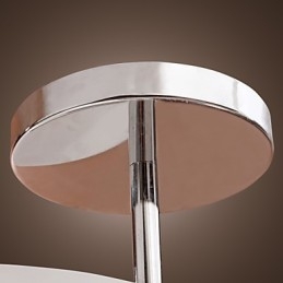 Μοντέρνο, μοντέρνο μίνι στιλ Chrome Metal Πολυέλαιος Flush Mount Garage