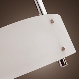 Μοντέρνο, μοντέρνο μίνι στιλ Chrome Metal Πολυέλαιος Flush Mount Garage