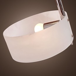 Μοντέρνο, μοντέρνο μίνι στιλ Chrome Metal Πολυέλαιος Flush Mount Garage
