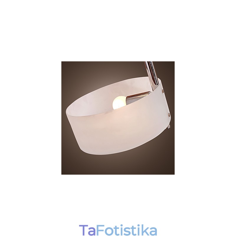 Μοντέρνο, μοντέρνο μίνι στιλ Chrome Metal Πολυέλαιος Flush Mount Garage