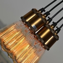 Country Ηλεκτροεπιμεταλλευμένο Metal Flush Mount