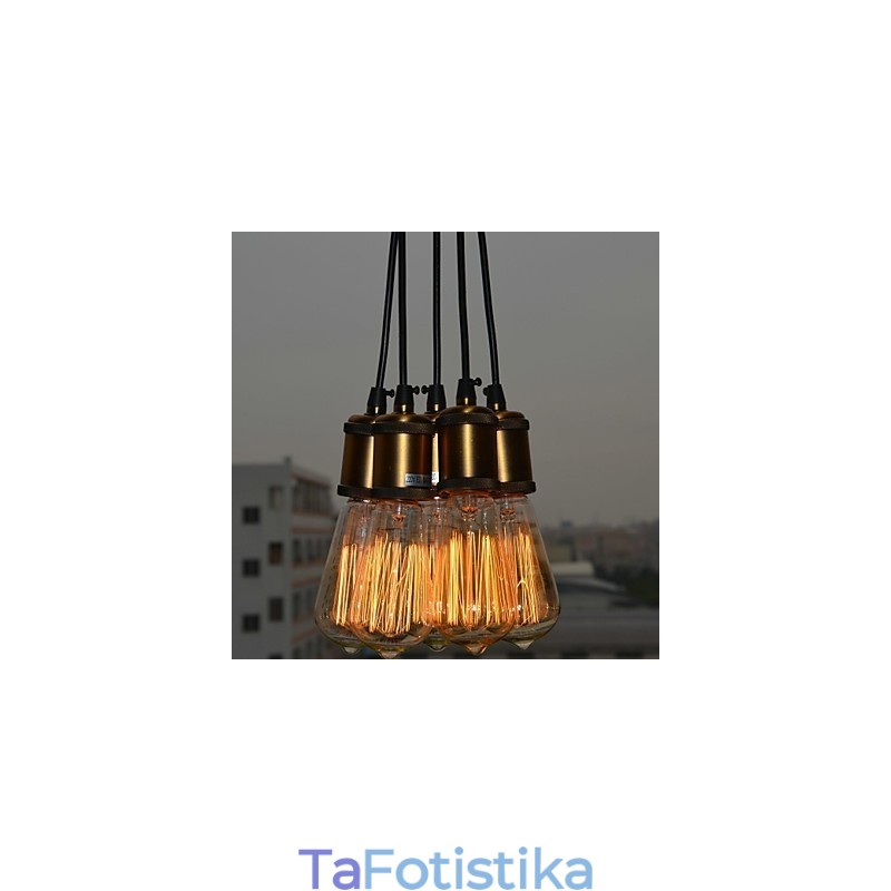 Country Ηλεκτροεπιμεταλλευμένο Metal Flush Mount