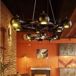 Vintage πολυέλαιος Iron Creative Industrial Wind Chandelier