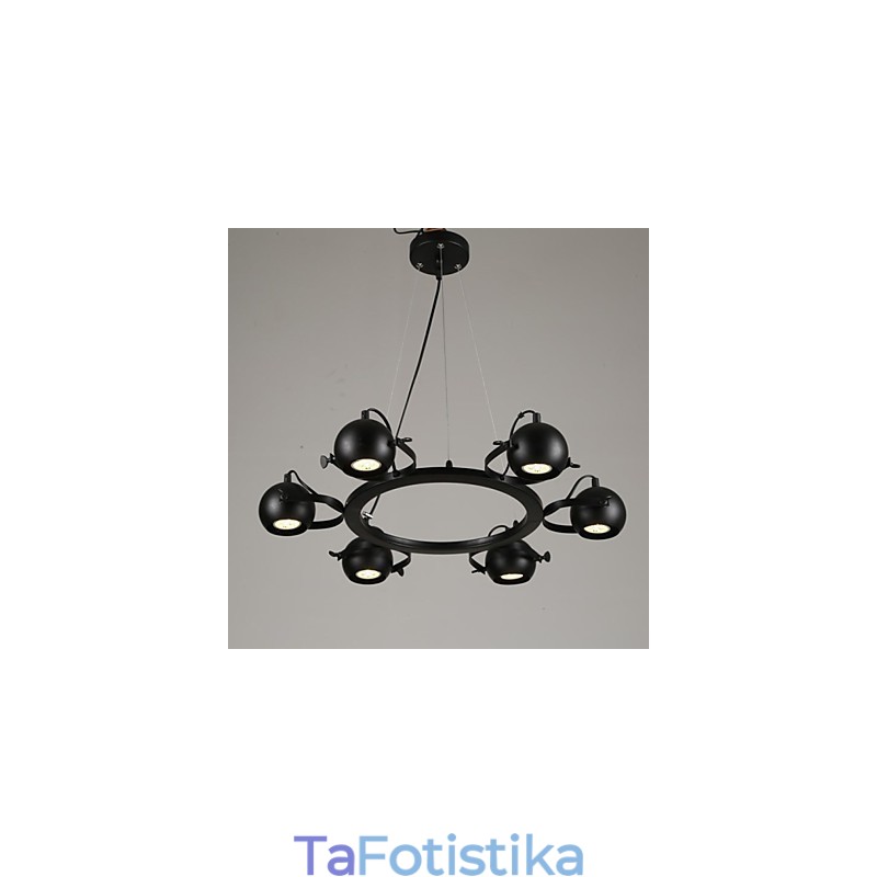 Vintage πολυέλαιος Iron Creative Industrial Wind Chandelier