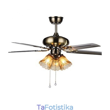 Ανεμιστήρες οροφής Luxe Eco Μοντέρνος ανεμιστήρας οροφής με ελαφριές λεπίδες 42 ιντσών με φινίρισμα από ατσάλι Ανεμιστήρες οροφής Luxe Eco Μοντέρνος ανεμιστήρας οροφής με ελαφριές λεπίδες 42 ιντσών με φινίρισμα από ατσάλι
