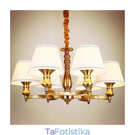 Πολυέλαιος από επιμεταλλωμένο μέταλλο Rustic Lodge Vintage Mini Style Πολυέλαιος από επιμεταλλωμένο μέταλλο Rustic Lodge Vintage Mini Style