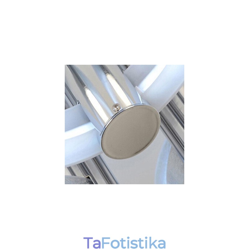 Πολυέλαιος Μοντέρνος Ασημί 3 Φωτιστικά