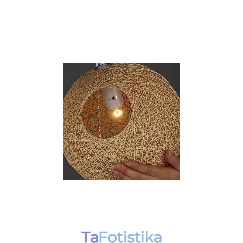 Σύγχρονο και συμβατό σφαιρικό Cany Art Lamp Κρεμαστό φωτιστικό κάνναβης μπάλα