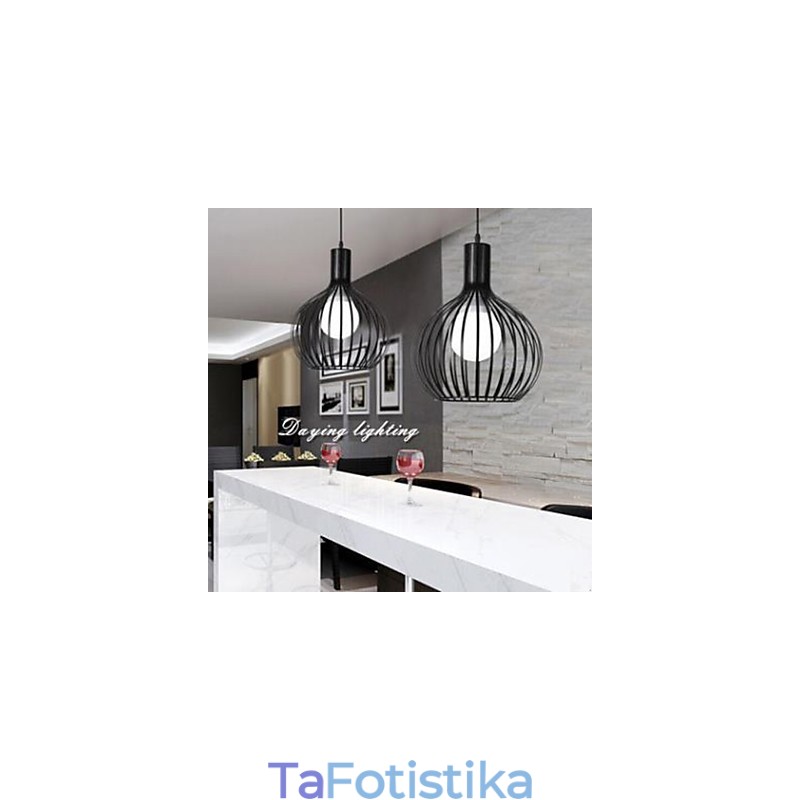 Γεύματα από σφυρήλατο σίδερο Chandelier Cafe Shop Grenades Droplight