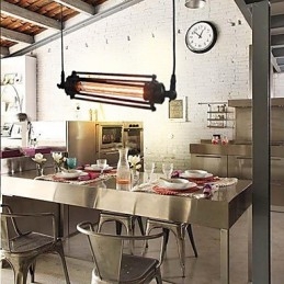 Loft Retro Πολυέλαιος Κρεμαστό Φωτιστικό Classic Vintage Φωτιστικό Country Metal Light