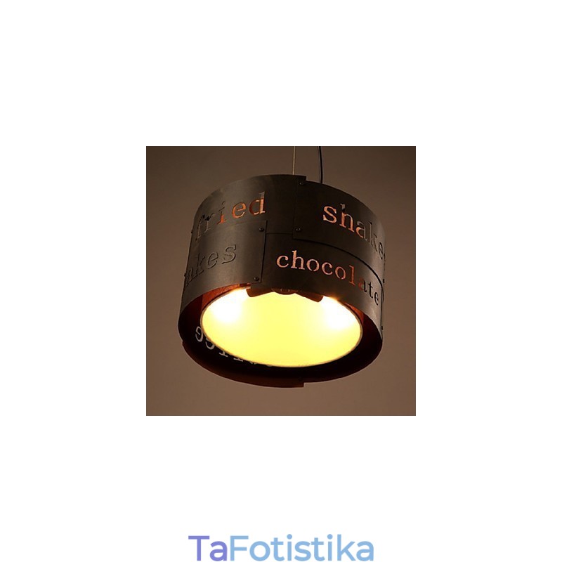 LOFT Modern Fashion Nordic Art Creative Υφασμάτινο Φωτιστικό Κρεμαστό Φωτιστικό καφέ Κρεμαστό Φωτιστικό Διάμετρος 35cm