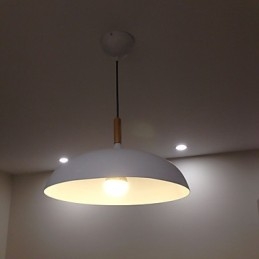 Ρετρό κρεμαστό φωτιστικό Ξύλο+Μέταλλο Κρεμαστό φωτιστικό Cafe