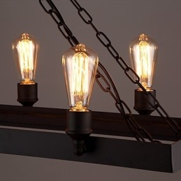 Μοντέρνο Retro Loft Chandelier American Country Chandelier Creative Industrial Cafe Lamp Lights