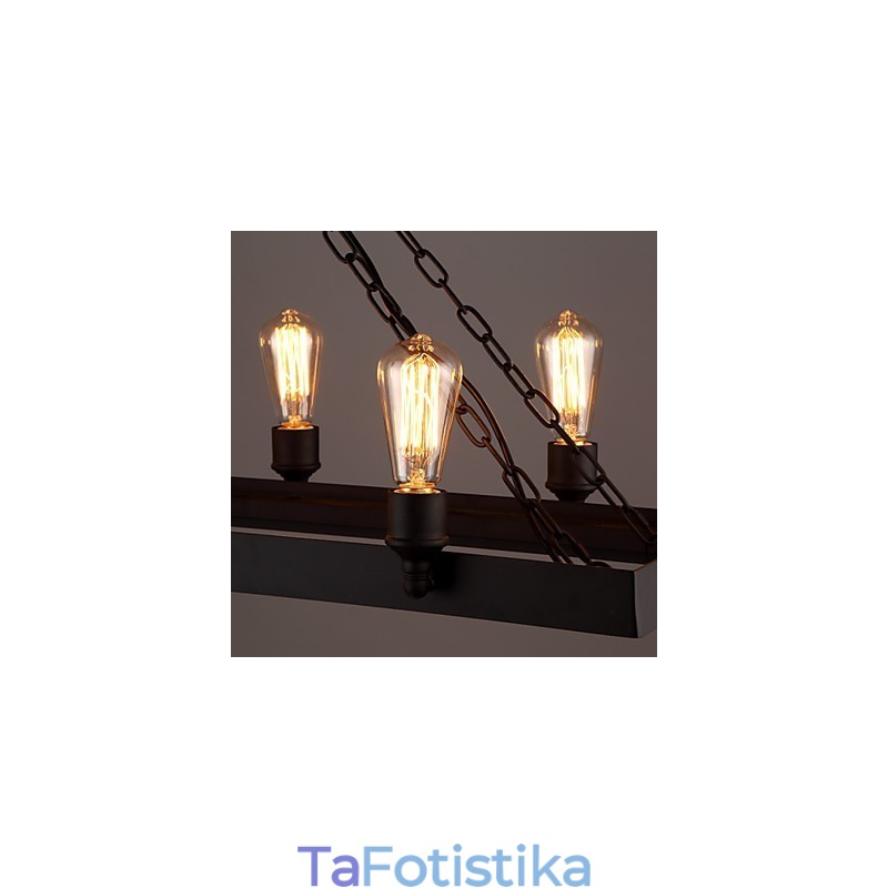 Μοντέρνο Retro Loft Chandelier American Country Chandelier Creative Industrial Cafe Lamp Lights