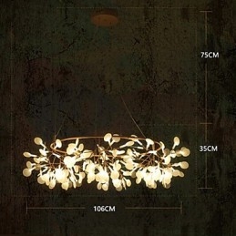 Country Designers Antique ορειχάλκινος μεταλλικός πολυέλαιος