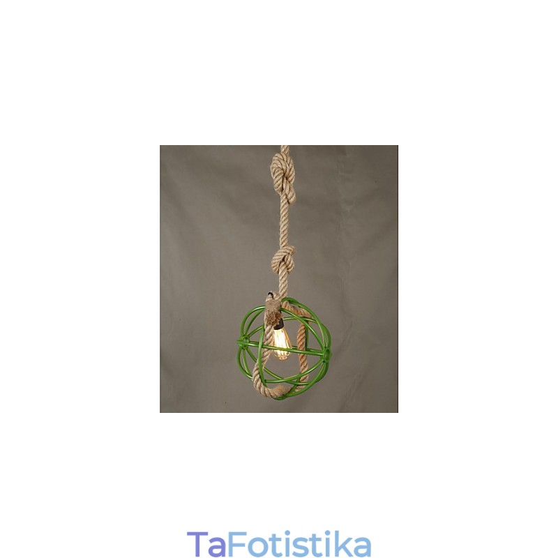 Retro Cafe Art Chandelier Chandelier Rope