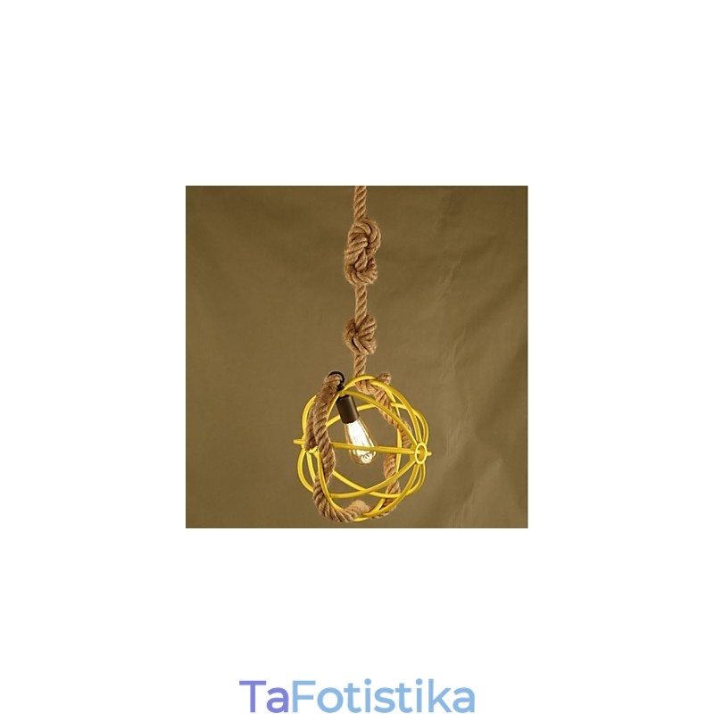 Retro Cafe Art Chandelier Chandelier Rope