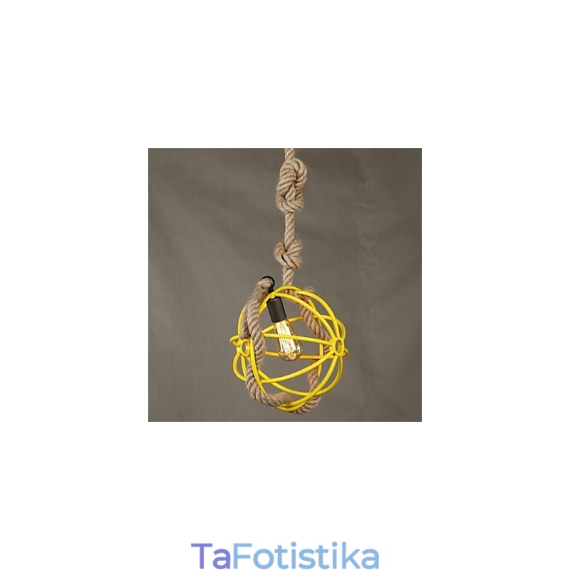 Retro Cafe Art Chandelier Chandelier Rope