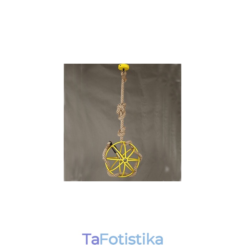 Retro Cafe Art Chandelier Chandelier Rope