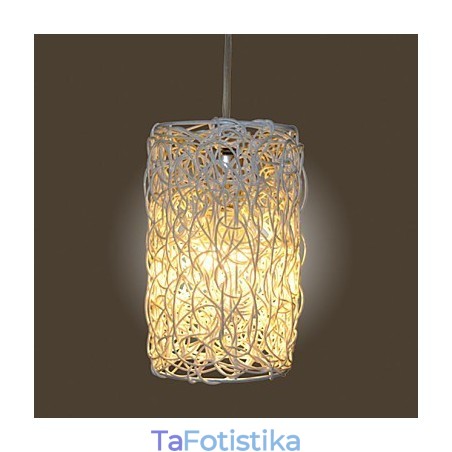 Μοντέρνο Rural Cany Art Woven Rattan Φωτιστικό σταγονόμετρου μονής κεφαλής Μοντέρνο Rural Cany Art Woven Rattan Φωτιστικό σταγονόμετρου μονής κεφαλής