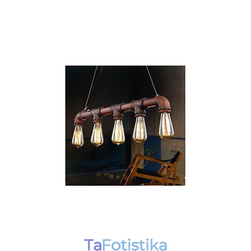 Droplight αγωγού σωλήνων σοφίτας American Country Industrial Porch