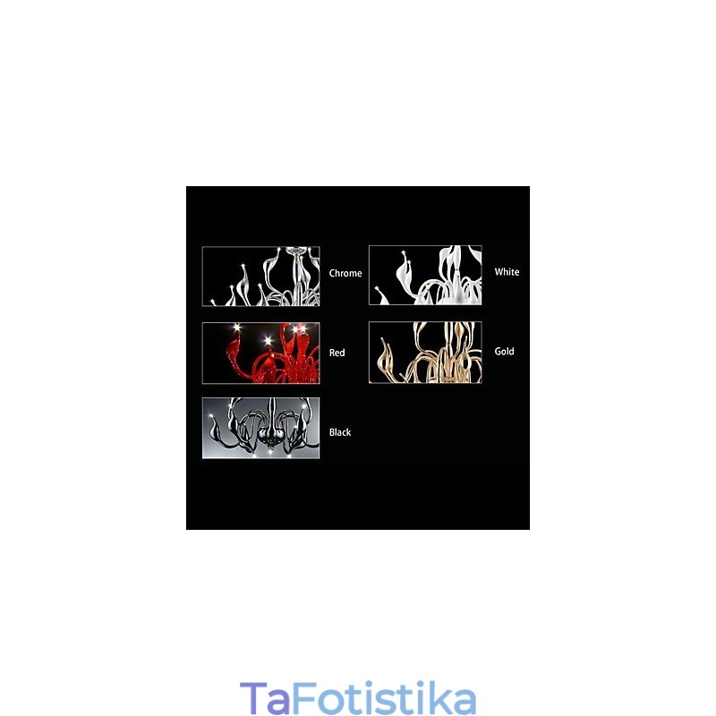 Σύγχρονος Σύγχρονος ηλεκτρολυμένος μεταλλικός πολυέλαιος